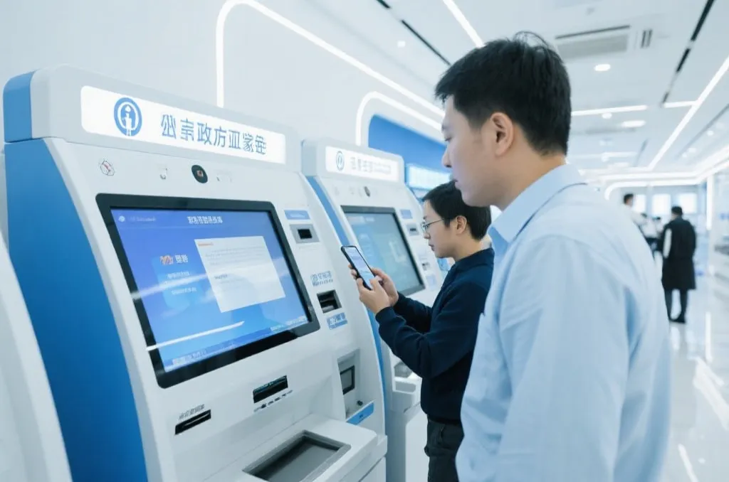 用户在官方平台办理业务